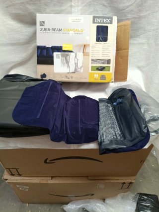 Colchón Hinchable Intex Dura-Beam + Bomba