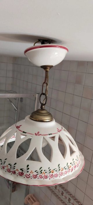 Lámpara de techo cerámica vintage