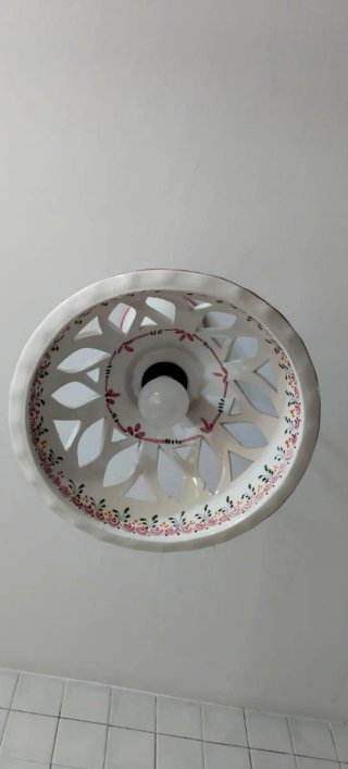 Lámpara de techo cerámica vintage