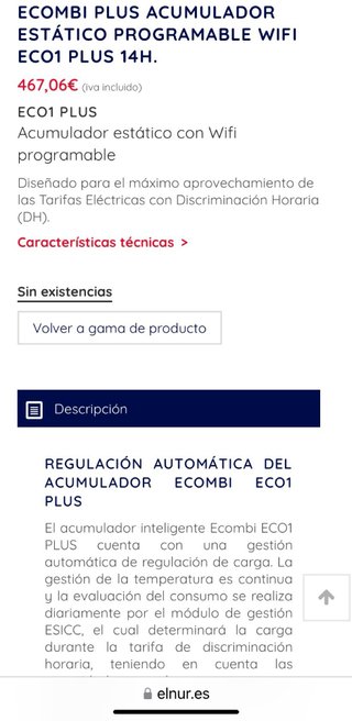 Acumulador Eléctrico Elnur Gabarron