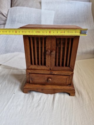 Armario joyero de madera. Vintage