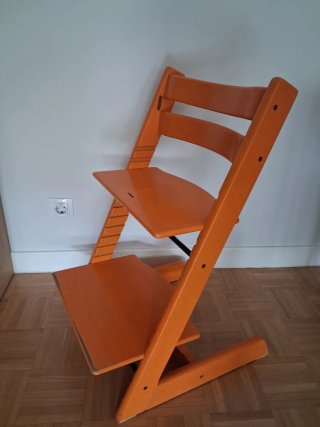 Silla Stokke Trona Naranja