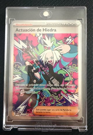 Carta Pokémon Actuación de Hiedra 121/086