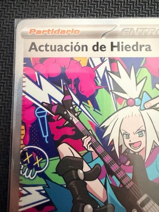 Carta Pokémon Actuación de Hiedra 121/086
