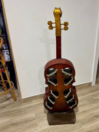 Botellero Mueble Madera Violín