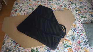 Mesa Plegable Poker Octogonal con base de madera.