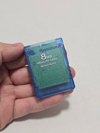 Memory card ps2 azul Sony - memoria play2
