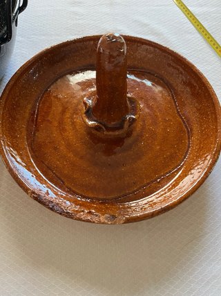 Cazuela de barro para pollo con asas