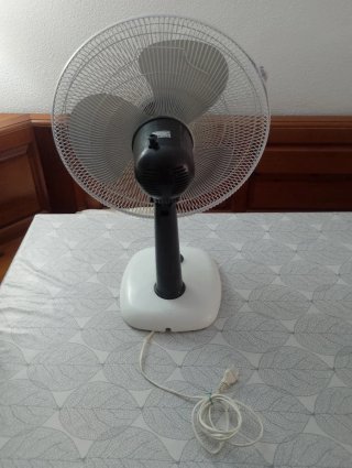 Ventilador Orbegozo Plata y Blanco