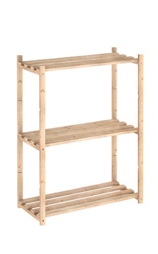 Estantería de madera 3 baldas
