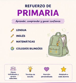 ☀️ Refuerzo de Verano | Primaria y ESO |