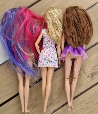 Lotto 3 Bambole - Barbie
