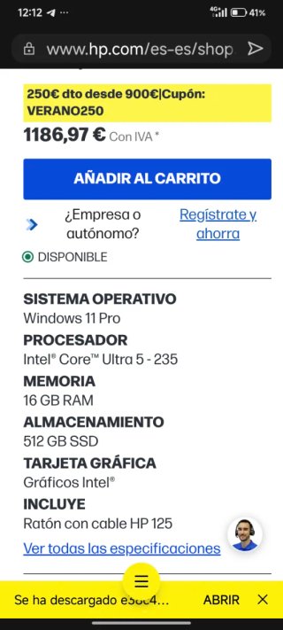 HP Intel Core Ultra 5