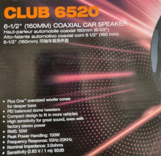 Altavoces JBL Club 6520 - Como Nuevos