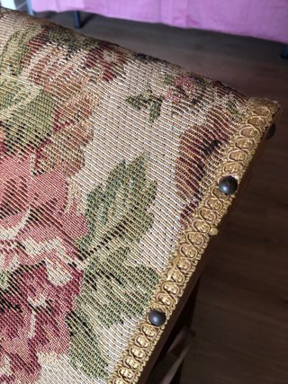 Hamaca reposapiés floral madera, descanso pies