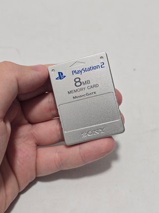 Memory card ps2 silver Sony - memoria play2 plata