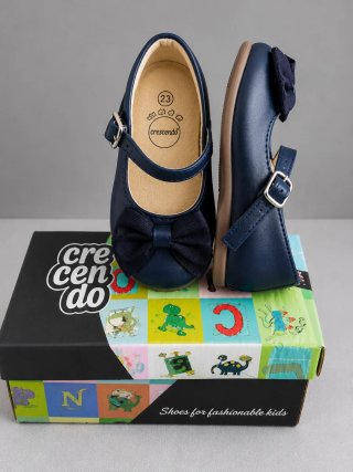 Zapatos niña azul marino talla 23