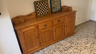Aparador de pino macizo