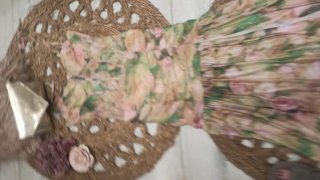 Vestido floral tendencia