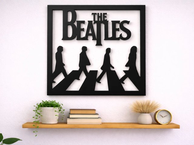 Decoración Pared Beatles Abbey Road