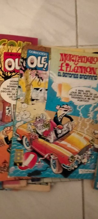 Lote de tebeos y cómics antiguos