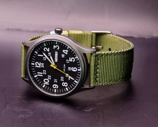 Reloj Militar Caja Negra Correa Nato Verde