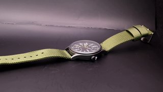 Reloj Militar Caja Negra Correa Nato Verde
