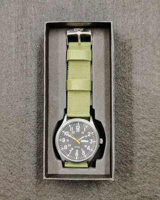 Reloj Militar Caja Negra Correa Nato Verde