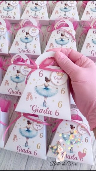 Scatoline porta confetti ballerina Giada 6