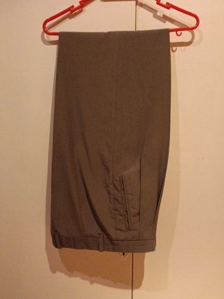 Pantalón de vestir hombre pinzas bolsillos, clásic