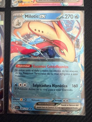 Pack 4 Cartas Pokémon EX (Pikachu, Pidgeot, Mega-G