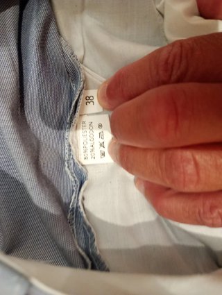 Pantalón traje regional mil rayas. Talla 38