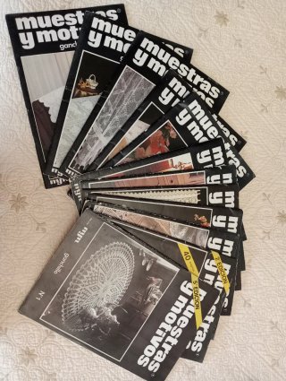 Lote revistas muestras y motivos ganchillo