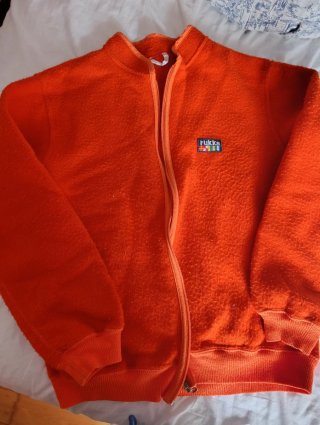 Chaqueta polar Rukka vintage naranja