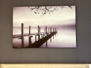 Cuadro Decorativo Muelle y Lago
