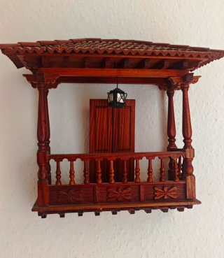 Balcón Canario Madera Decorativo