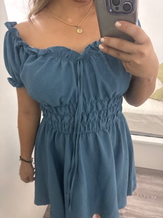 Vestido azul de verano