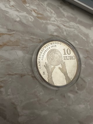 Moneda 10 Euros Plata Parada de Portero 2010
