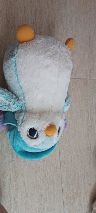 Lote 3 peluches: pingüino, perro y oso
