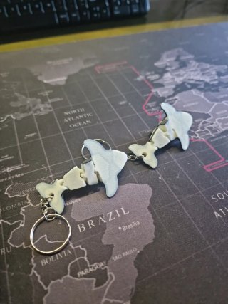 Llaveros Articulados 3D- Orca, la reina del océano