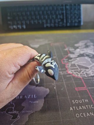 Llaveros Articulados 3D- Orca, la reina del océano