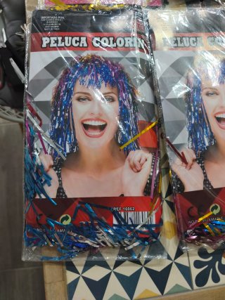 Peluca Disfraz Partilandia
