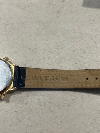 Reloj Lotus Cronógrafo Dorado y Azul chapado oro
