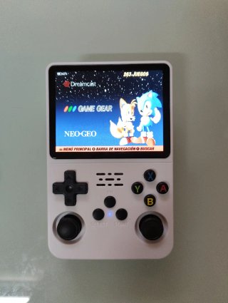 Consola Portátil R36S Blanca