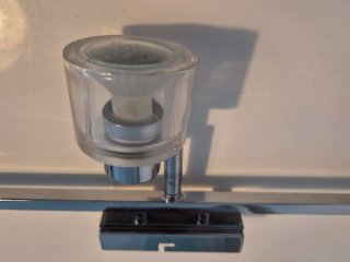 Lámpara de techo moderna metal y cristal