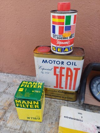 Recambios Seat 127: Aceite, Filtro, Manual