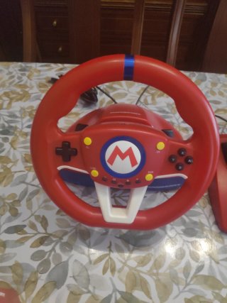 Volante Mario Kart Hori Nintendo Switch + Caja