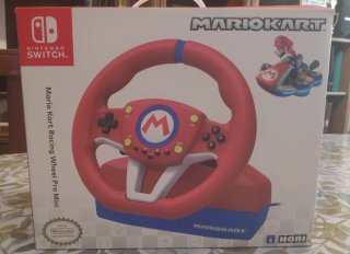 Volante Mario Kart Hori Nintendo Switch + Caja