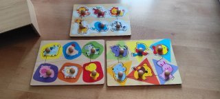 Puzzles de madera animales