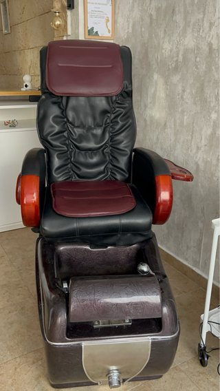 Sillón de pedicura profesional y masaje de espalda